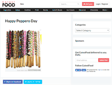 Tablet Screenshot of cutestfood.com